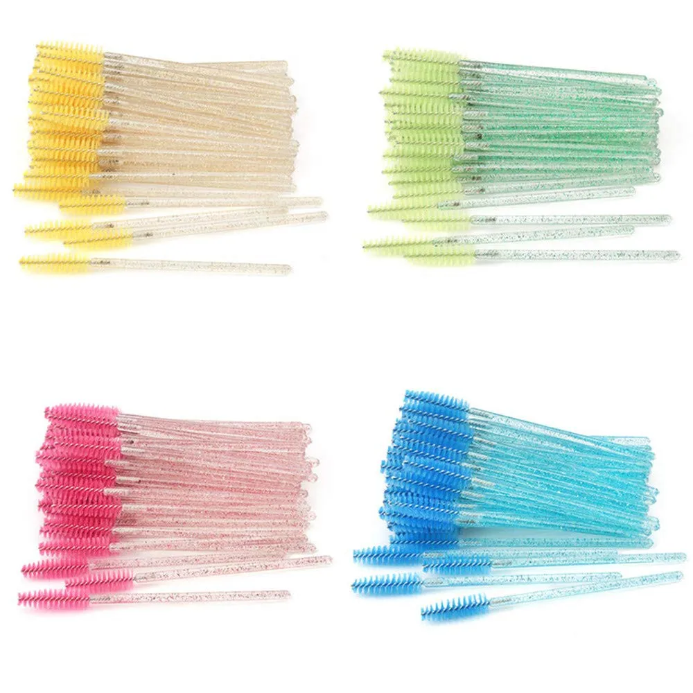Professional Disposable Crystal Mascara Wands Eyelash Extension Nylon Makeup Brushes 150pcs Crystal Handle Eyelashes Brush
Professional Disposable Crystal Mascara Wands Eyelash Extension Nylon Makeup Brushes 150pcs Crystal Handle Eyelashes Brush