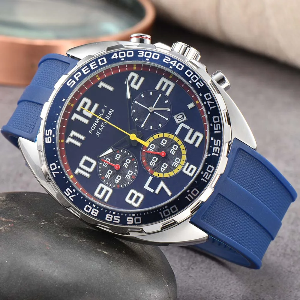 2023 New Top Original Brand Quartz Watches for Mens Classic FORMULA 1 Racing Team Watch Chronograph Automatic Date AAA Clocks
2023 New Top Original Brand Quartz Watches for Mens Classic FORMULA 1 Racing Team Watch Chronograph Automatic Date AAA Clocks