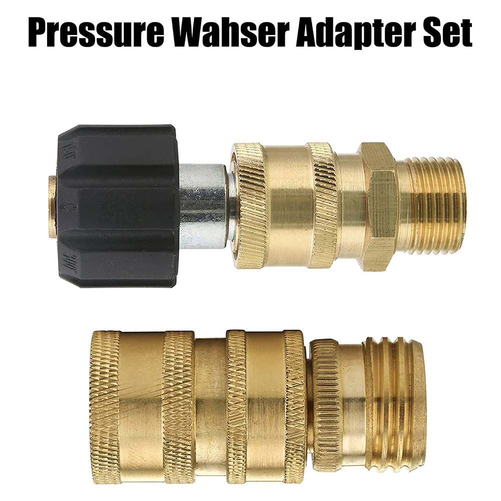 8x Pressure Washer Adapter M22 Swivel To 3/8 Inch Quick Connector Pressure Washer Adapter Set Disconnect For Garden Irrigation
8x Pressure Washer Adapter M22 Swivel To 3/8 Inch Quick Connector Pressure Washer Adapter Set Disconnect For Garden Irrigation