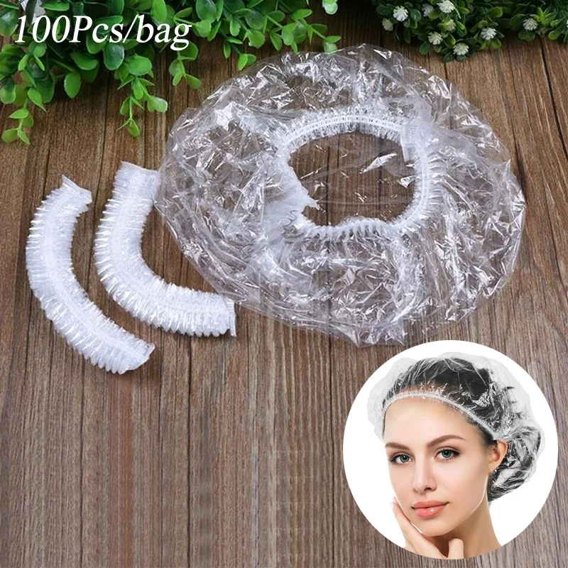 100 Pcs Disposable Shower Cap Plastic Waterproof Headgear Hotel Hair Shower Cap Transparent Plastic Beauty Salon Cap
100 Pcs Disposable Shower Cap Plastic Waterproof Headgear Hotel Hair Shower Cap Transparent Plastic Beauty Salon Cap
