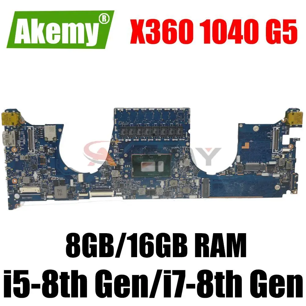 6050A2999101 Motherboard For HP EliteBook X360 1040 G5 Laptop Motherboard Mainboard With I5 I7 8th Gen CPU 8GB 16GB RAM
6050A2999101 Motherboard For HP EliteBook X360 1040 G5 Laptop Motherboard Mainboard With I5 I7 8th Gen CPU 8GB 16GB RAM