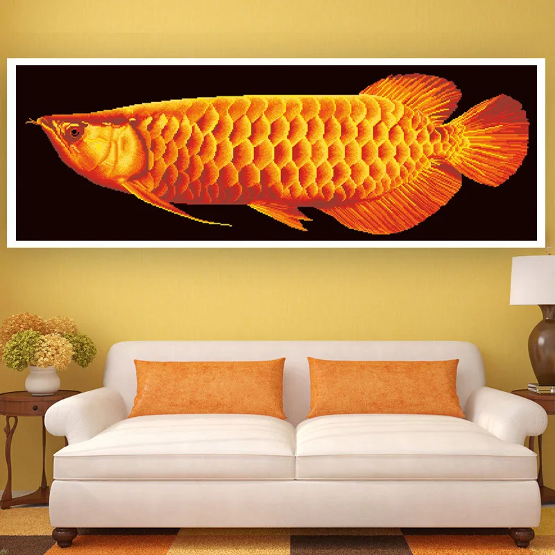 Golden Arowana 5D Diamond Painting DIY Full Diamond Art Embroidery Restaurant Office Home Decoration Diamond Cross Stitch Kits
Golden Arowana 5D Diamond Painting DIY Full Diamond Art Embroidery Restaurant Office Home Decoration Diamond Cross Stitch Kits