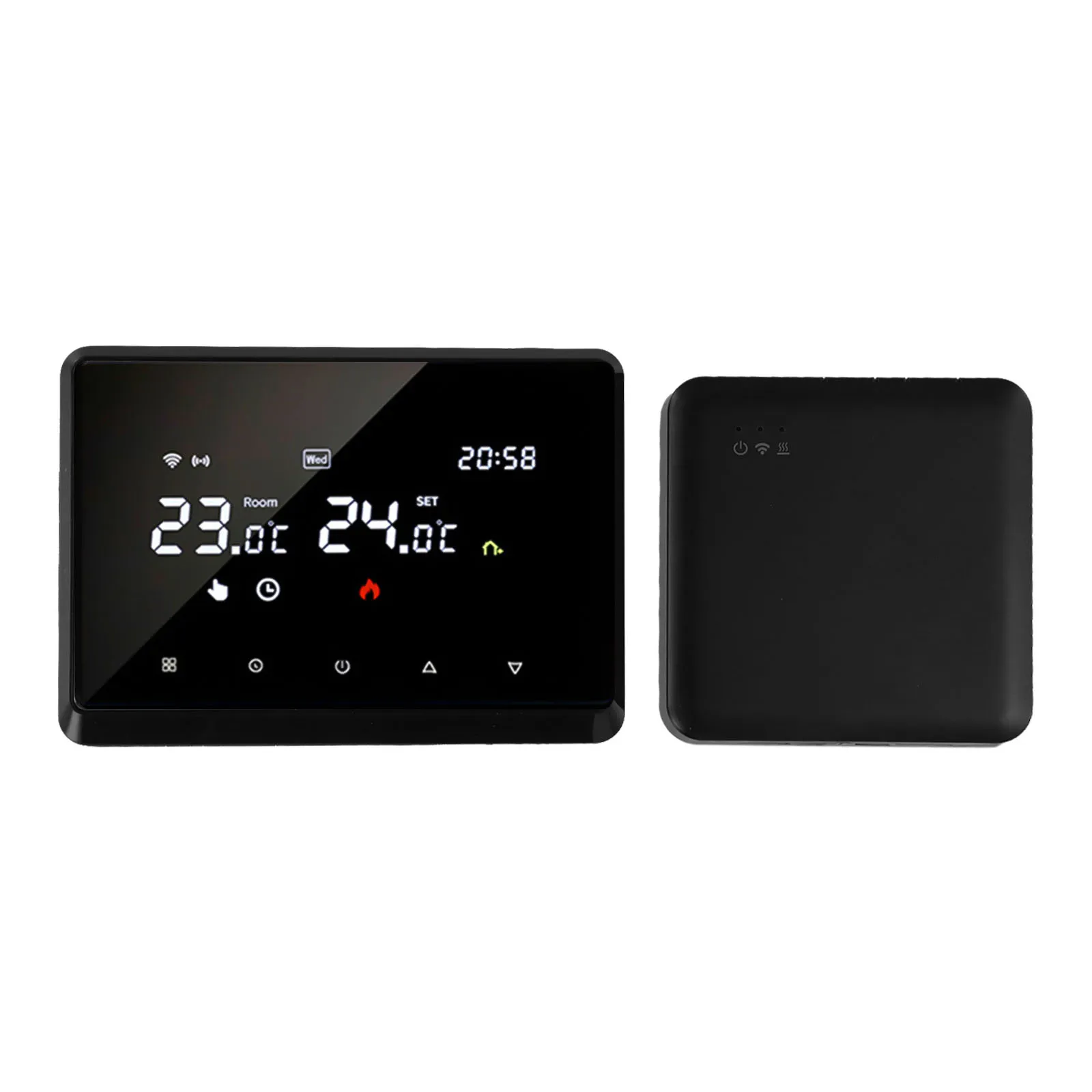 Tuyas Wi-Fi нагревательный термостат аккумулятор беспроводной для газового котла умный дом номер цифровой регулятор температуры Alexas Google Home
Tuyas Wi-Fi нагревательный термостат аккумулятор беспроводной для газового котла умный дом номер цифровой регулятор температуры Alexas Google Home