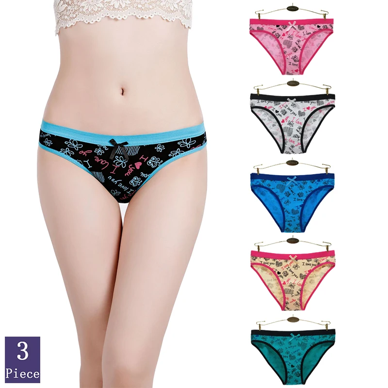 3pcs/Set Woman Panties Low Waist Sexy Girl Briefs Printing Style Fashion Pretty Cotton Underwear Soft Comfortable Lady Lingerie
3pcs/Set Woman Panties Low Waist Sexy Girl Briefs Printing Style Fashion Pretty Cotton Underwear Soft Comfortable Lady Lingerie