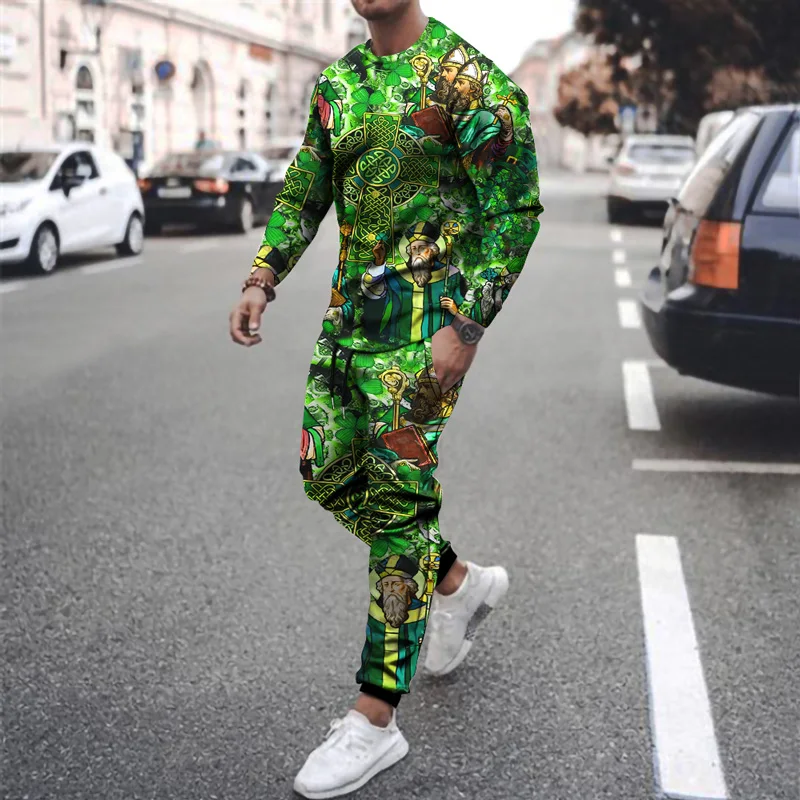 Autumn Fashion Casual Men's Sportswear 3D Printing 2022 Men's Casual Wear Long-Sleeved T-shirt 2 Piece Sets Oversized Tracksuits
Autumn Fashion Casual Men's Sportswear 3D Printing 2022 Men's Casual Wear Long-Sleeved T-shirt 2 Piece Sets Oversized Tracksuits