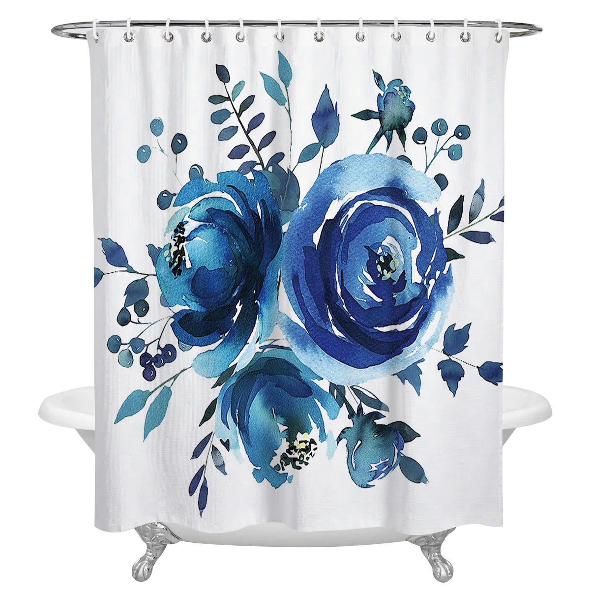 Watercolor Floral Plants Shower Curtain with Hooks Waterproof Polyester Fabric Bathroom Curtain Home Decor
Watercolor Floral Plants Shower Curtain with Hooks Waterproof Polyester Fabric Bathroom Curtain Home Decor