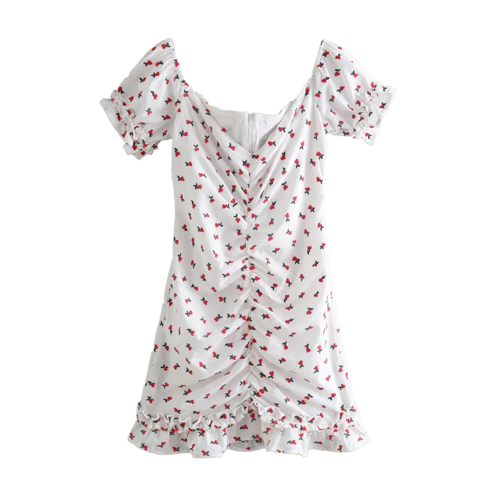 Женское мини-платье с вышивкой вишни, винтажное Плиссированное декоративное платье на подкладке с V-образным вырезом и коротким рукавом, но...
Женское мини-платье с вышивкой вишни, винтажное Плиссированное декоративное платье на подкладке с V-образным вырезом и коротким рукавом, но...