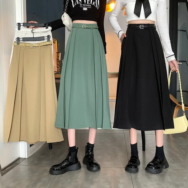 Black Half-length Pleated Skirt 2022 New Summer High Waist Thin Design Niche Skirt A-line Skirt Midi Skirt
Black Half-length Pleated Skirt 2022 New Summer High Waist Thin Design Niche Skirt A-line Skirt Midi Skirt
