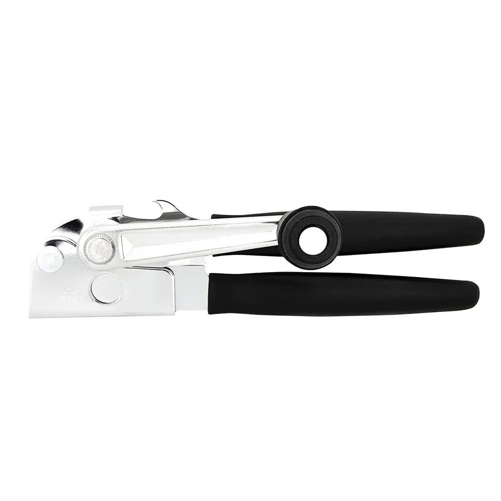 Oversized Knob Commercial Can Opener Black Manual Hand Can Opener Stainless Steel Bottle Opening Assistant for Big Cans Kitchen
Oversized Knob Commercial Can Opener Black Manual Hand Can Opener Stainless Steel Bottle Opening Assistant for Big Cans Kitchen