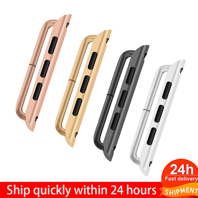Connector Adapter for Apple Watch 42mm 44mm 45mm 38mm 40mm 41mm Connectors Accessories for iWatch 8 7 SE 6 5 Metal Adaptor 2pcs
Connector Adapter for Apple Watch 42mm 44mm 45mm 38mm 40mm 41mm Connectors Accessories for iWatch 8 7 SE 6 5 Metal Adaptor 2pcs