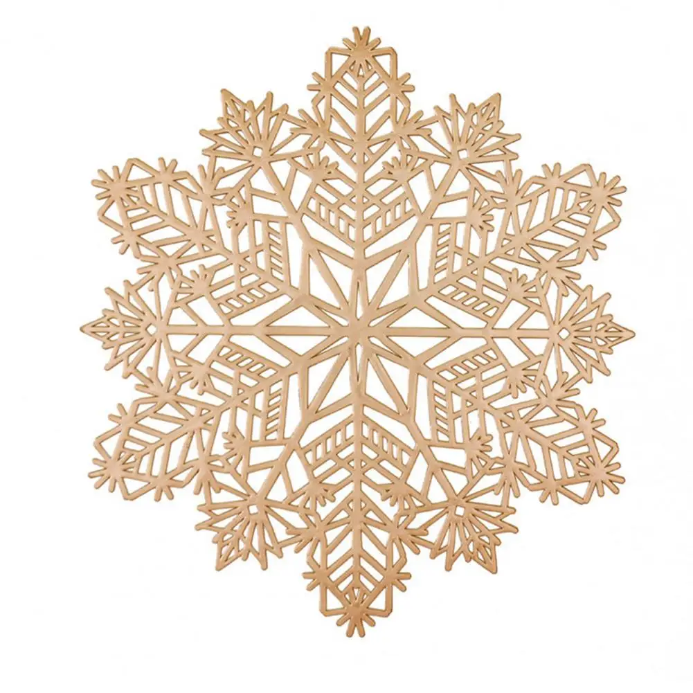 Sturdy Bowl Mat Portable Cup Mat Snowflake Shape Decorative Chic Wear-Resistant Table Mat Pad Delicate
Sturdy Bowl Mat Portable Cup Mat Snowflake Shape Decorative Chic Wear-Resistant Table Mat Pad Delicate