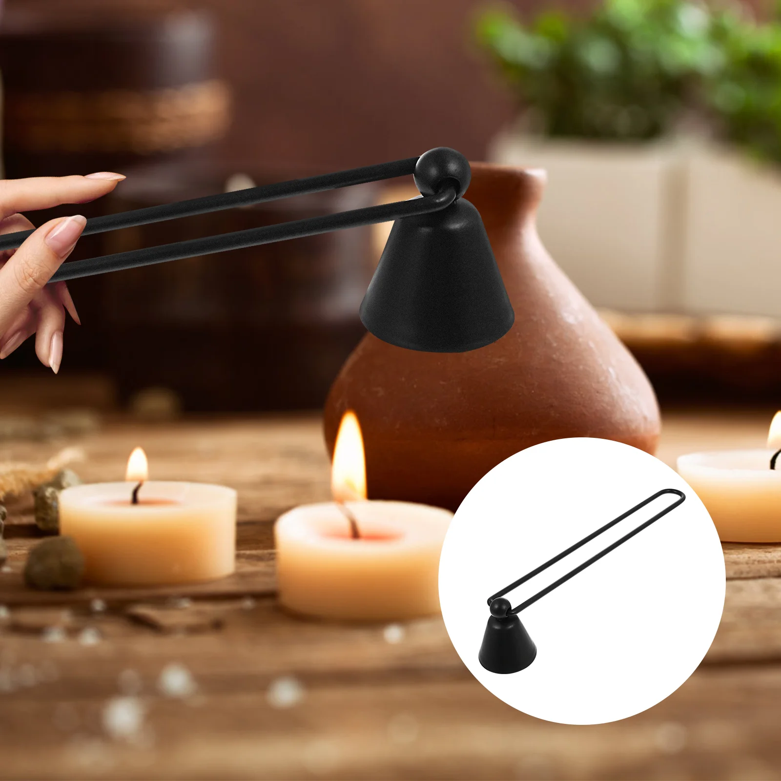 Snuffer Wick Extinguisher Tool Trimmer Steel Stainless Stopper Jar Cover Aromatherapy Flame Dipper Extinguish Set Vintage Tools
Snuffer Wick Extinguisher Tool Trimmer Steel Stainless Stopper Jar Cover Aromatherapy Flame Dipper Extinguish Set Vintage Tools