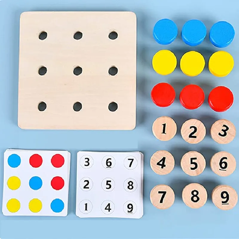 1set children's Fun Montessori Learn Basic Life Skills Teaching Aids Tighten The Screws Board Table Number Game Educational Toys
1set children's Fun Montessori Learn Basic Life Skills Teaching Aids Tighten The Screws Board Table Number Game Educational Toys