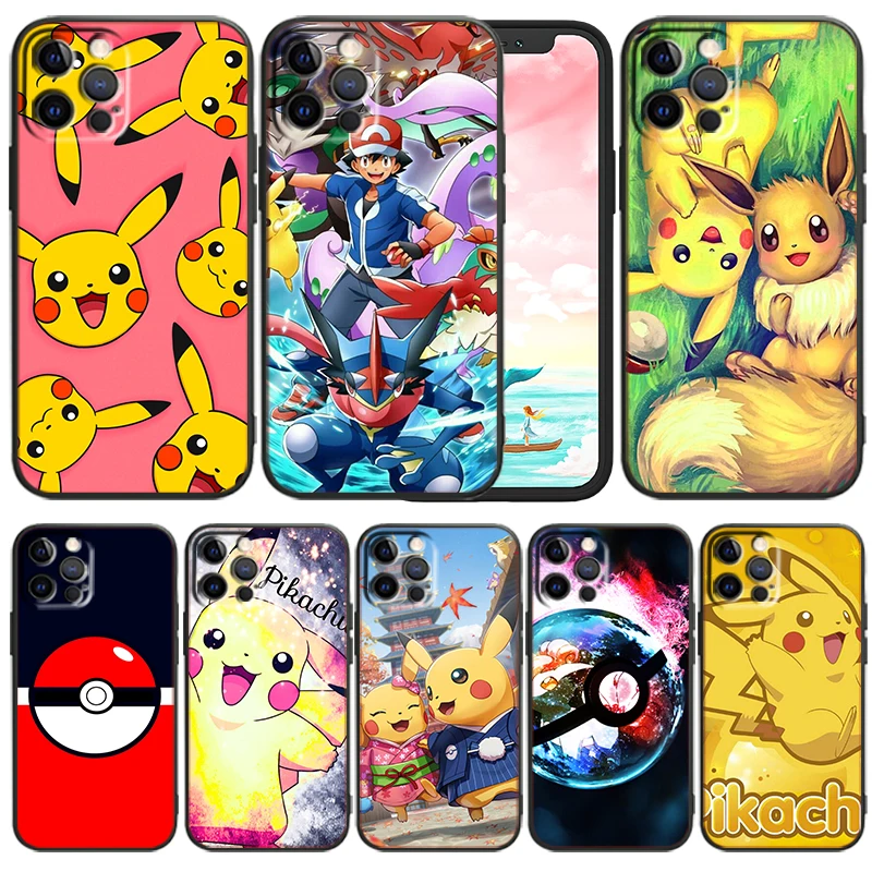 Pokemon Pikachu Cartoon For Apple iPhone 13 12 Mini 11 XS Pro Max X XR 8 7 6 Plus SE 2020 5 Funda Capa Black Soft Phone Case
Pokemon Pikachu Cartoon For Apple iPhone 13 12 Mini 11 XS Pro Max X XR 8 7 6 Plus SE 2020 5 Funda Capa Black Soft Phone Case