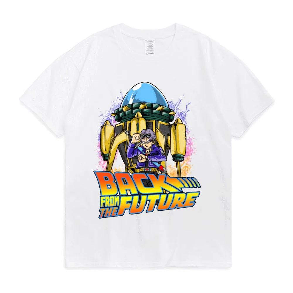 Anime Back To The Future T Shirt 80s Sci-fi Adventure Film Manga Short-Sleeve Tee Shirt Casual Soft Cotton Regular T-shirts Men
Anime Back To The Future T Shirt 80s Sci-fi Adventure Film Manga Short-Sleeve Tee Shirt Casual Soft Cotton Regular T-shirts Men