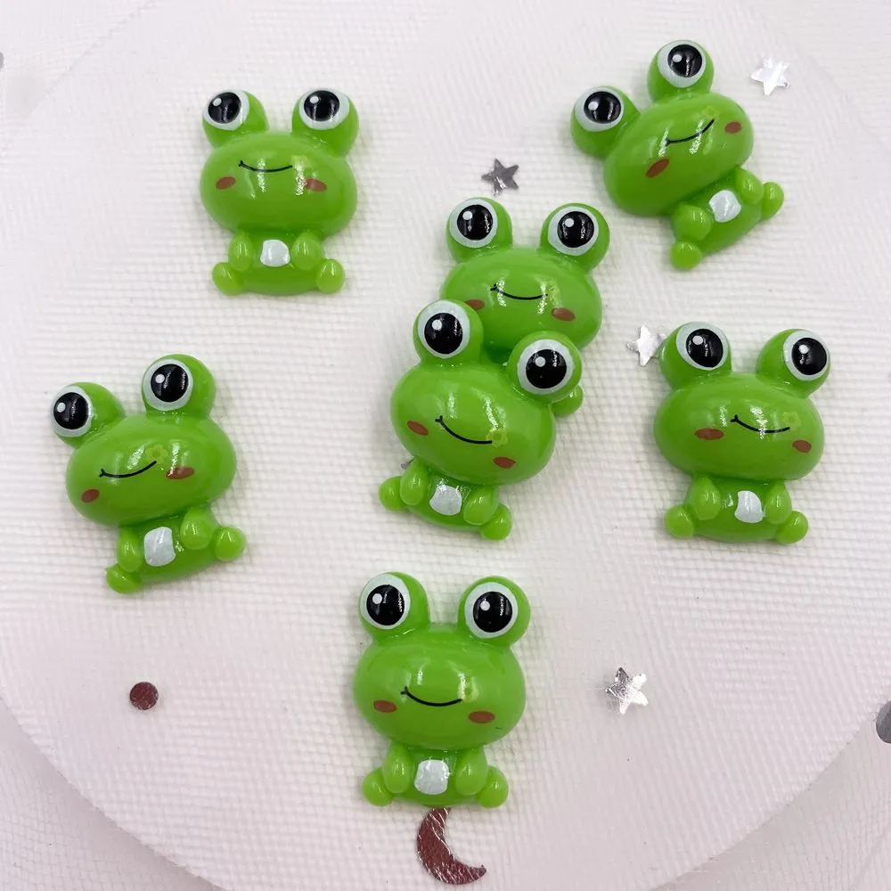 Resin Kawaii Colorful 3D Green Frog Flatback Cabochon Stone 30PCS Scrapbook DIY Decor Home Figurine Crafts OH382
Resin Kawaii Colorful 3D Green Frog Flatback Cabochon Stone 30PCS Scrapbook DIY Decor Home Figurine Crafts OH382