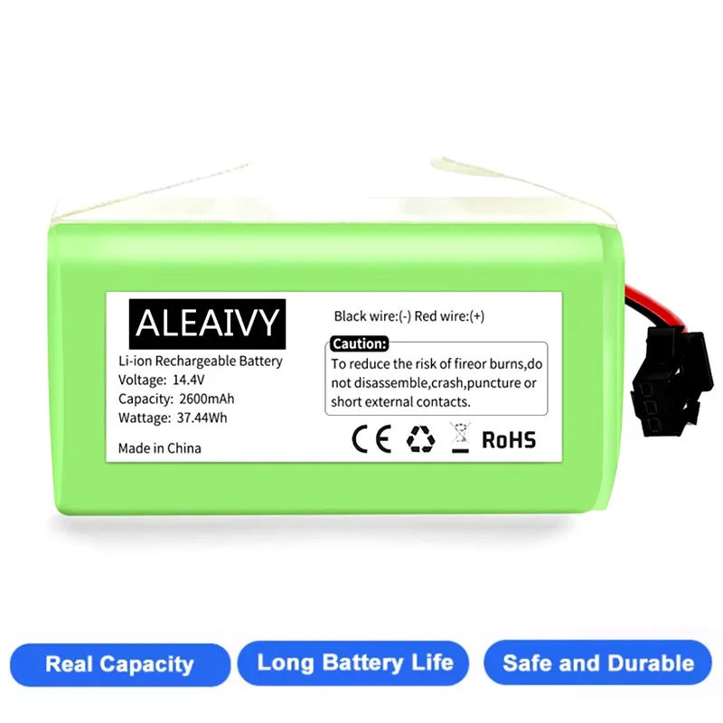 3500mAh 14.4V Li-ion Battery For Battery Conga Excellence 990 Ecovacs Deebot N79S DN622 Bateria Conga 1090 Eufy Robovac11/15 C/S
3500mAh 14.4V Li-ion Battery For Battery Conga Excellence 990 Ecovacs Deebot N79S DN622 Bateria Conga 1090 Eufy Robovac11/15 C/S