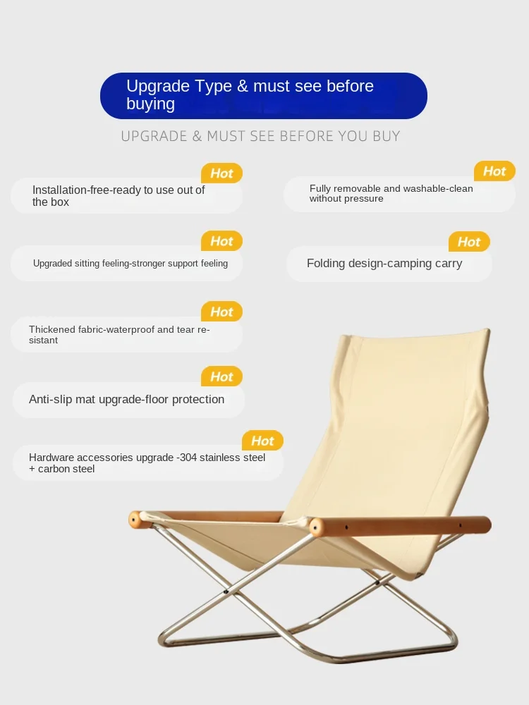 Скандинавский складной стул для балкона, отдыха, ленивое бытовое кресло с откидывающейся спинкой, холщовое кресло
Скандинавский складной стул для балкона, отдыха, ленивое бытовое кресло с откидывающейся спинкой, холщовое кресло