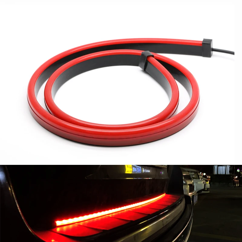 1pcs 12V-24V Car LED Strip Brake Lights Universal Rear Tail Warning Turn Signal Lamp Running Light Auto Interior Accessories
1pcs 12V-24V Car LED Strip Brake Lights Universal Rear Tail Warning Turn Signal Lamp Running Light Auto Interior Accessories