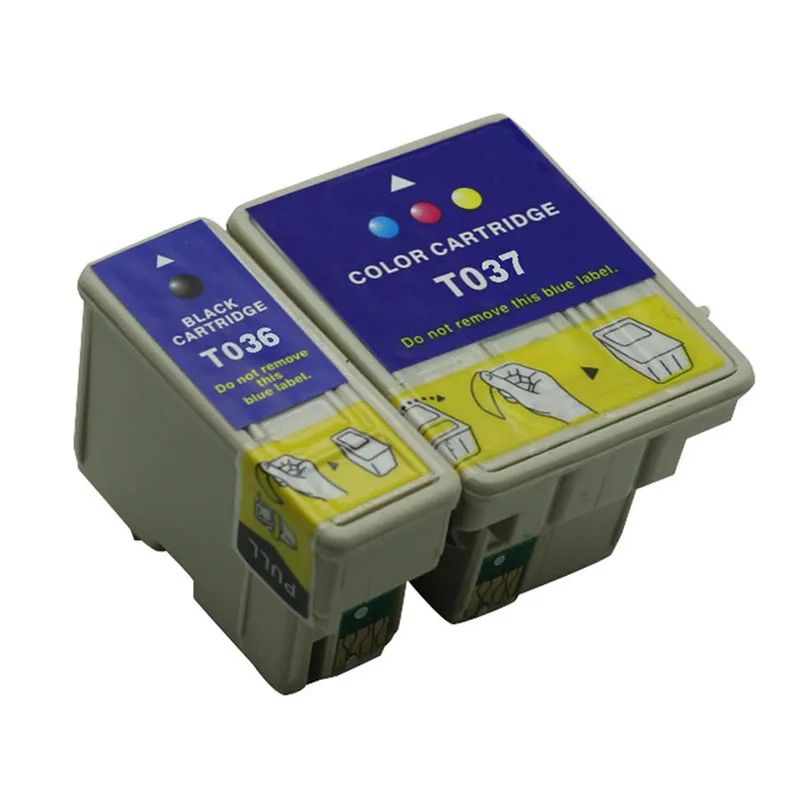 Чернильный картридж T036 T037 036 037 для принтера, сменный картридж для Epson Stylus C42UX C44UX C46 черного цвета с большой емкостью
Чернильный картридж T036 T037 036 037 для принтера, сменный картридж для Epson Stylus C42UX C44UX C46 черного цвета с большой емкостью