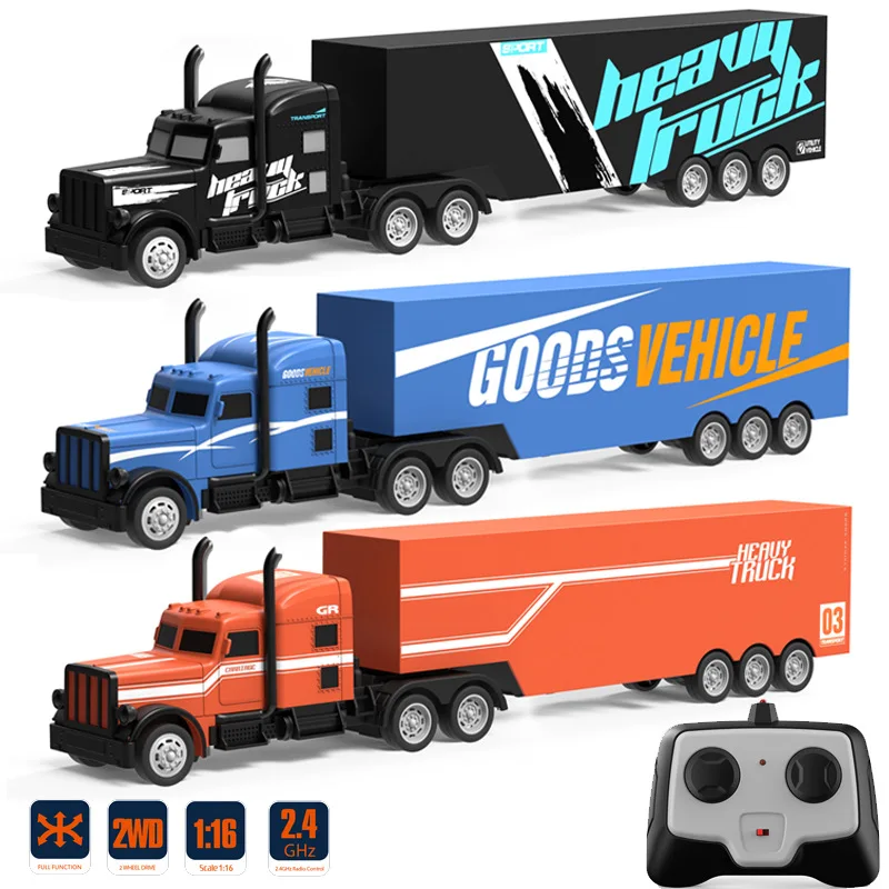 1:16 2.4G Simulation Truck Tank Kids Container Tractor Remote Control Car Birthday Gift For Boy
1:16 2.4G Simulation Truck Tank Kids Container Tractor Remote Control Car Birthday Gift For Boy
