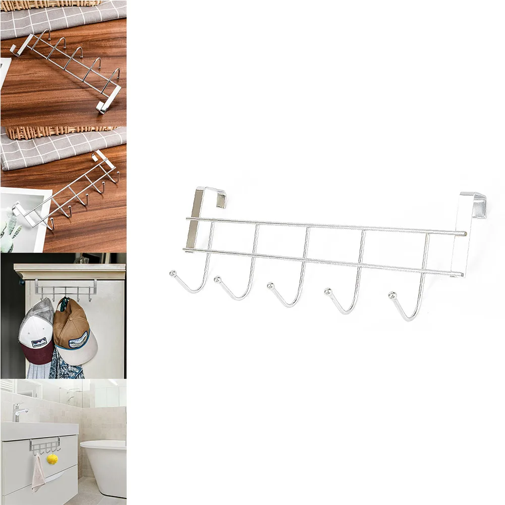 5pcs Storage Holder Hooks Door Wall Hooks Stainless Steel Hanger Clothes Towel Storage Rack Kitchen Bathroom Storage Racks
5pcs Storage Holder Hooks Door Wall Hooks Stainless Steel Hanger Clothes Towel Storage Rack Kitchen Bathroom Storage Racks