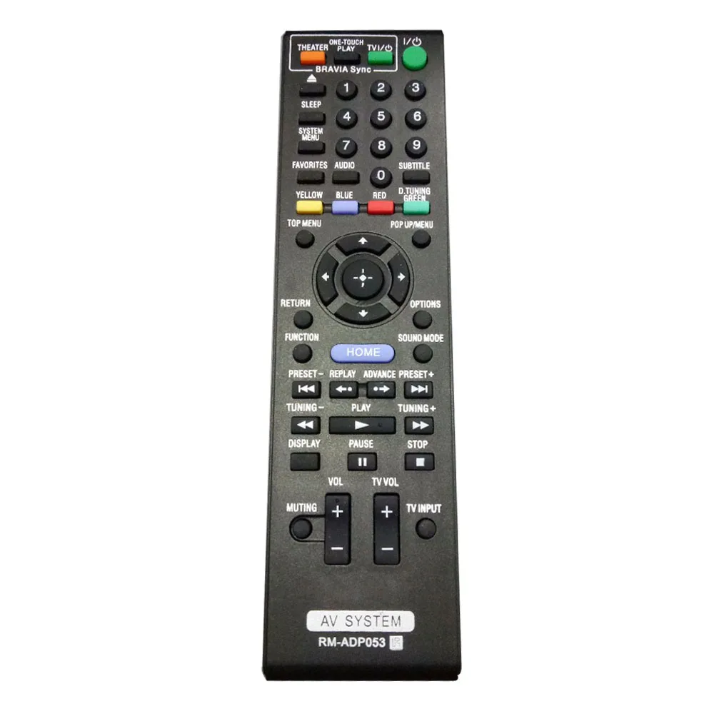 NEW replace For SONY AV System Remote control RM-ADP053 RM-ADP069 For DVD Home Theater Audio Player BDV-E470 BDV-E570 BDV-E77
NEW replace For SONY AV System Remote control RM-ADP053 RM-ADP069 For DVD Home Theater Audio Player BDV-E470 BDV-E570 BDV-E77