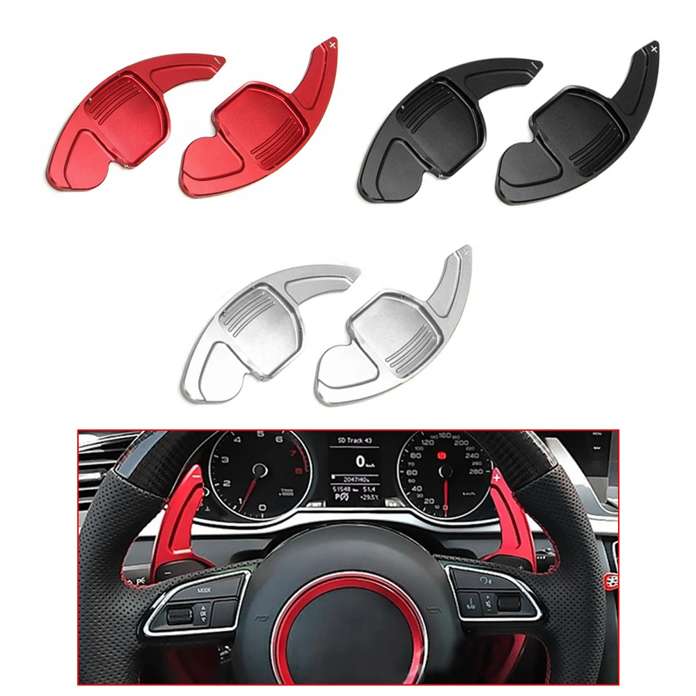 For AUDI A3 S3 A4 S4 B8 A5 S5 A6 S6 A8 Q5 Q7 TT Car Steering Wheel DSG Shift Paddles Extension Shifters Stickers
For AUDI A3 S3 A4 S4 B8 A5 S5 A6 S6 A8 Q5 Q7 TT Car Steering Wheel DSG Shift Paddles Extension Shifters Stickers