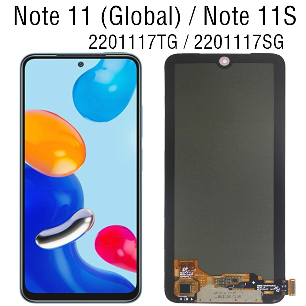 Amoled и TFT ЖК-дисплей для Xiaomi Redmi Note 11 ЖК-дисплей Note11 2201117TG сенсорный экран дигитайзер Замена для Redmi Note 11S
Amoled и TFT ЖК-дисплей для Xiaomi Redmi Note 11 ЖК-дисплей Note11 2201117TG сенсорный экран дигитайзер Замена для Redmi Note 11S