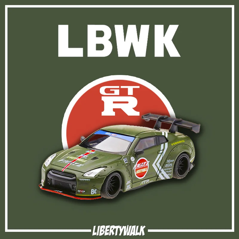 1:64 LBWK широкоугольная модель автомобиля GTR R35, матовая фотокартина из сплава, коллекционная миниатюрная картина, машинки, игрушки Liberty Walk
1:64 LBWK широкоугольная модель автомобиля GTR R35, матовая фотокартина из сплава, коллекционная миниатюрная картина, машинки, игрушки Liberty Walk