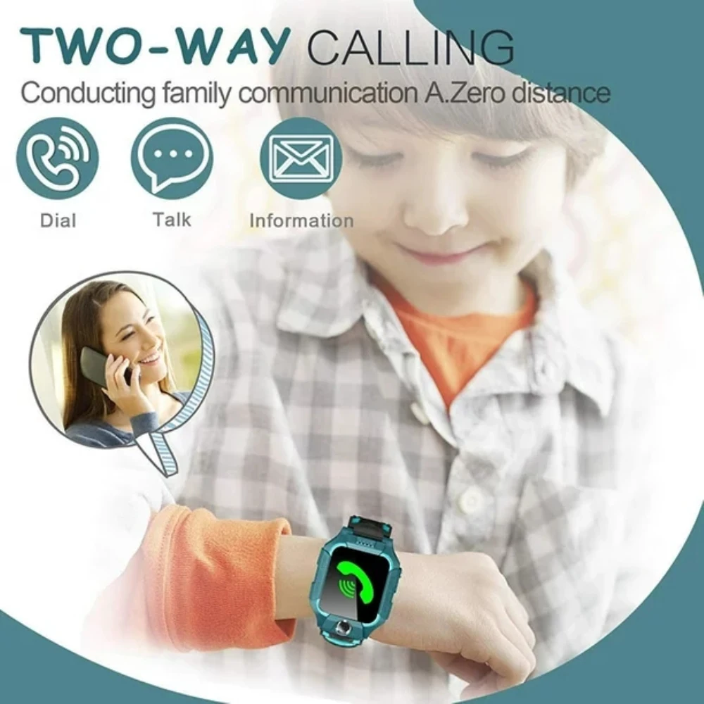 Kids Smart Watch Call Phone Smartwatch For Children SOS Photo Waterproof Camera GPS Location Tracker Boy Girls Sport Watch
Kids Smart Watch Call Phone Smartwatch For Children SOS Photo Waterproof Camera GPS Location Tracker Boy Girls Sport Watch