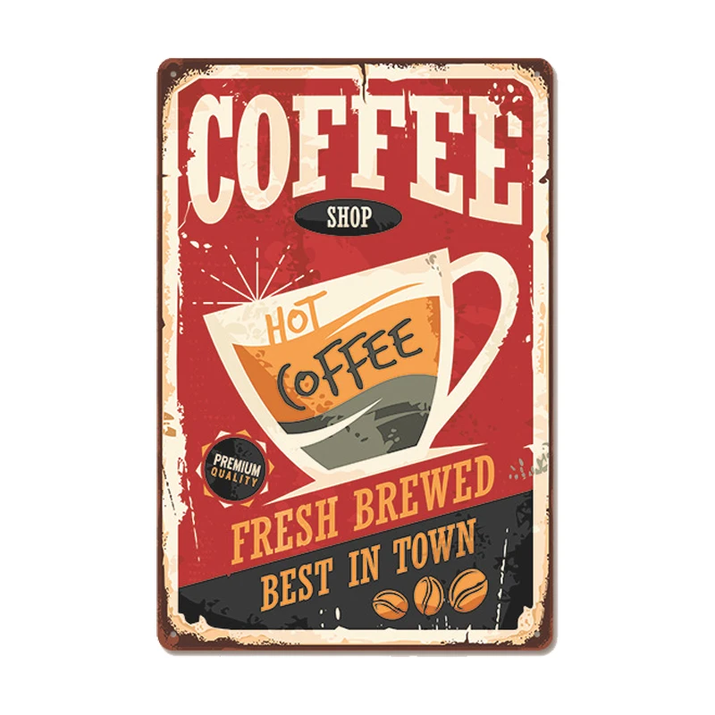 Vintage Fresh Coffee Plaque Metal Tin Sign Retro Drink Coffee Poster Wall Stickers for Cafe Shop Restaurant Home Room Decor
Vintage Fresh Coffee Plaque Metal Tin Sign Retro Drink Coffee Poster Wall Stickers for Cafe Shop Restaurant Home Room Decor