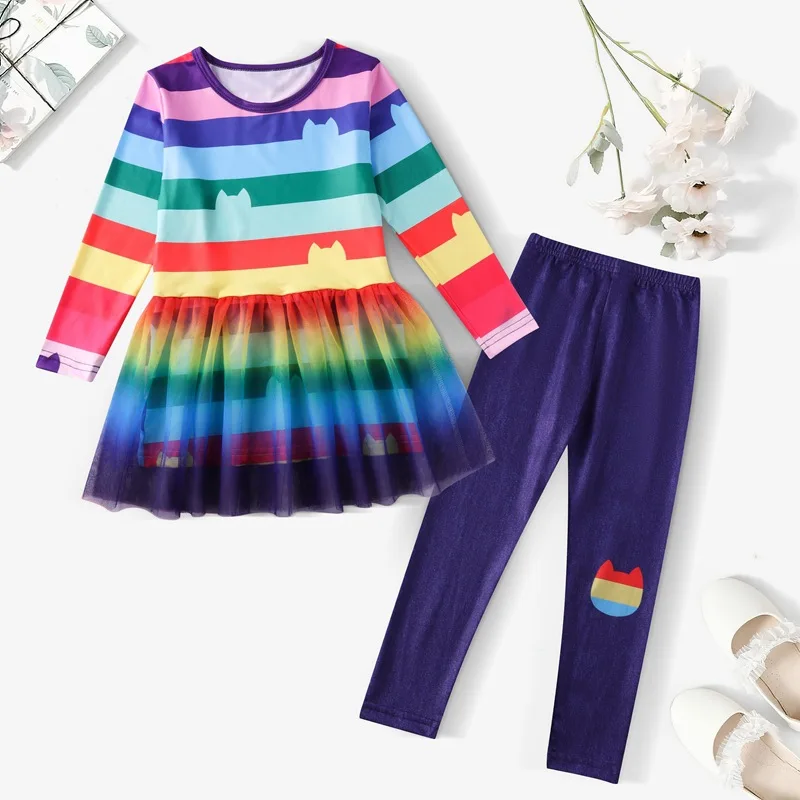 Gabby Cats Princess Dresses & Pants Sets Girls Autumn Clothes Children Gabby's Dollhouse Cosplay Costume Girls Birthday Clothing
Gabby Cats Princess Dresses & Pants Sets Girls Autumn Clothes Children Gabby's Dollhouse Cosplay Costume Girls Birthday Clothing