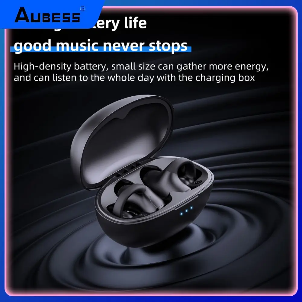 Шумоподавляющие наушники bluetooth-совместимые серьги беспроводные Tws Hifi наушники-клипсы