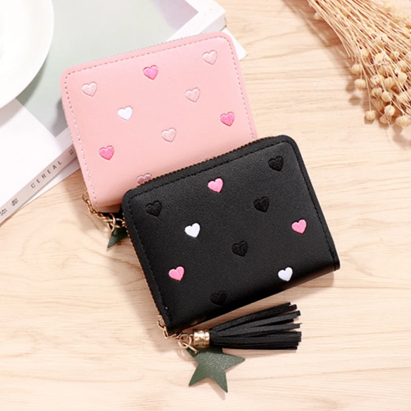 1PC Women Small Wallet Ladies Mini Tassel Wallet Cute Girl Short Zipper Lovely Pu Leather Coin Purse Female Hand Wallet Purse
1PC Women Small Wallet Ladies Mini Tassel Wallet Cute Girl Short Zipper Lovely Pu Leather Coin Purse Female Hand Wallet Purse