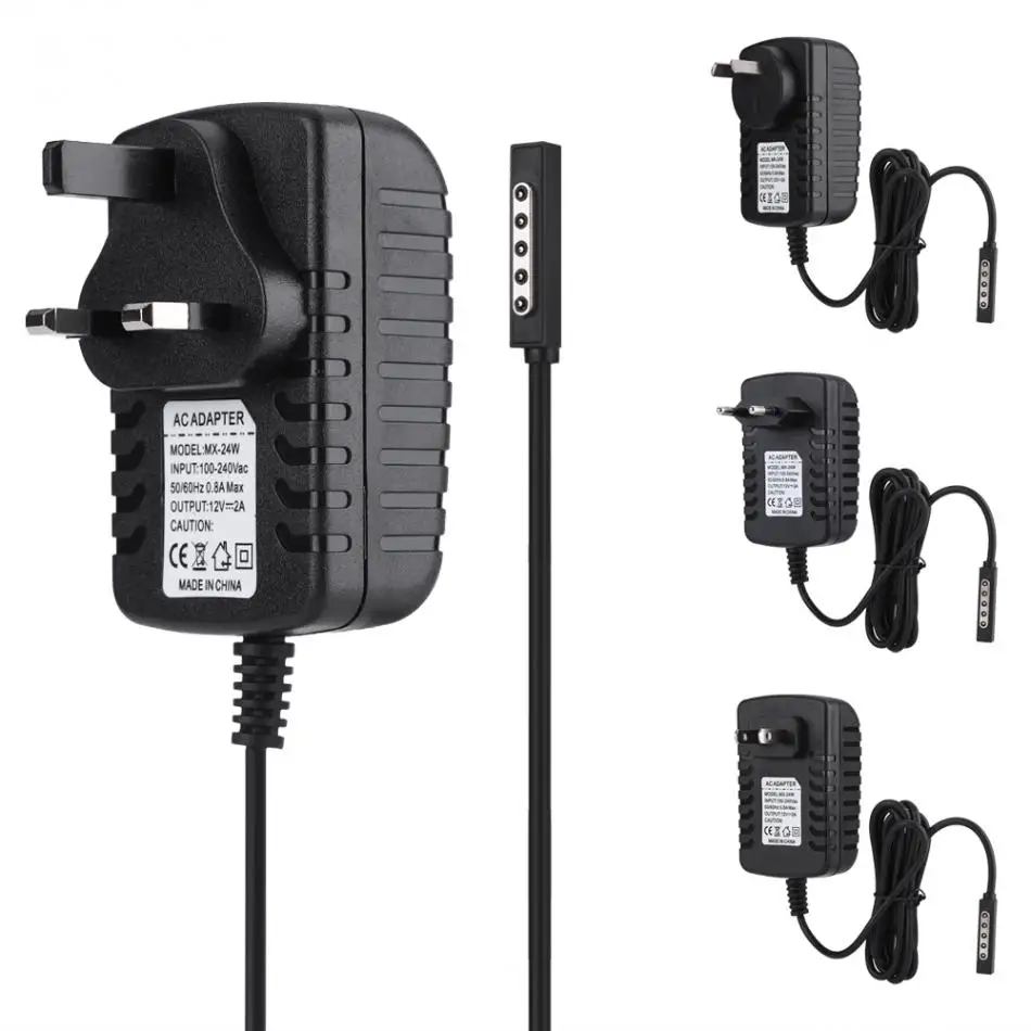 12V 2A адаптер питания планшет зарядное устройство для Microsoft Surface RT/RT2 с US/UK/EU/AU Plug 2018 |