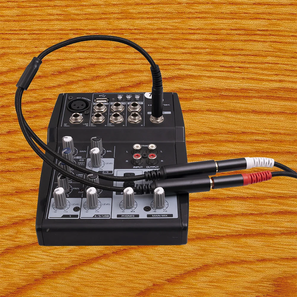 6.35mm Male To Dual Female 6.35mm TRS Stere Y Splitter Adapter Audio Cable 30CM 6.35mm Revolving Dual 6.35 Female Stereo Audio
6.35mm Male To Dual Female 6.35mm TRS Stere Y Splitter Adapter Audio Cable 30CM 6.35mm Revolving Dual 6.35 Female Stereo Audio