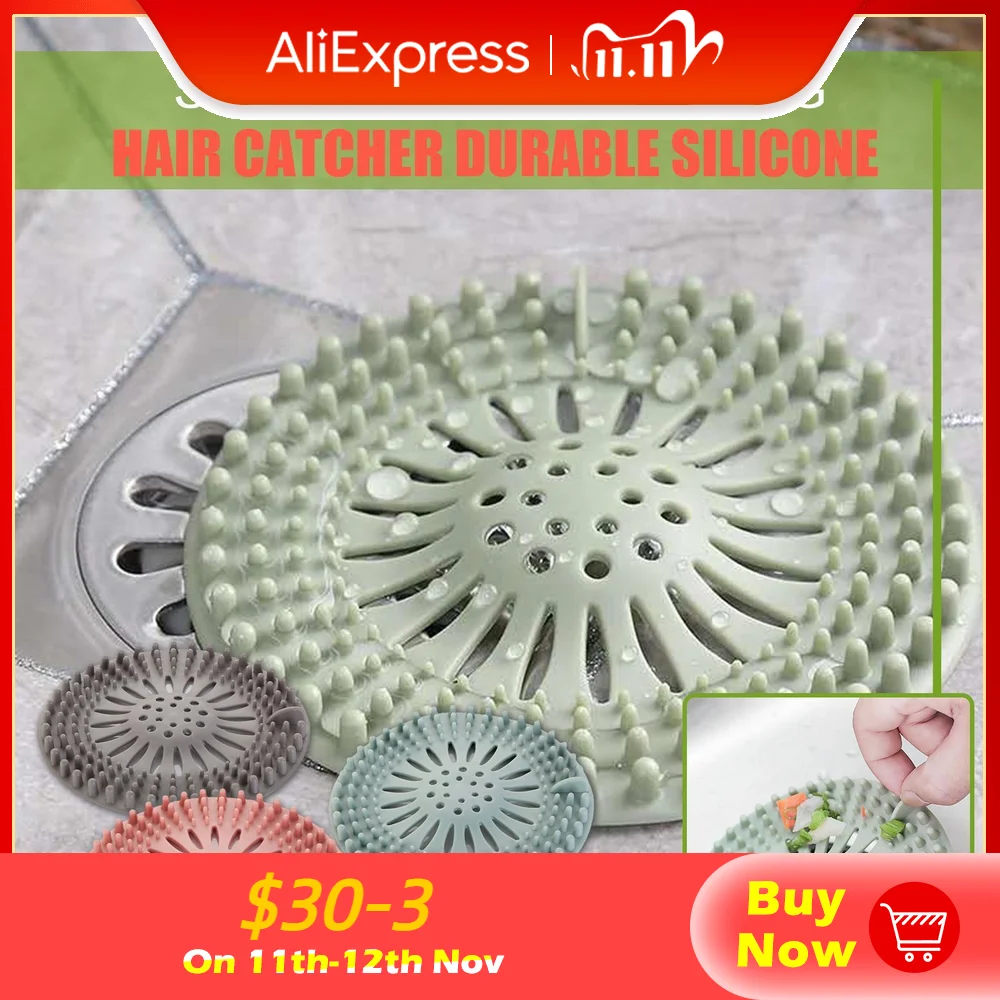 Ловец волос, прочный силиконовый стопор для волос, крышки для слива душа, легко устанавливается и моется, подходит для ванной комнаты и ванн... 
Ловец волос, прочный силиконовый стопор для волос, крышки для слива душа, легко устанавливается и моется, подходит для ванной комнаты и ванн...