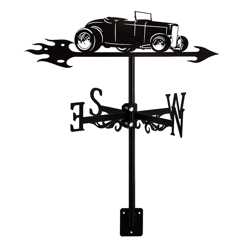 Classic Cars Silhouette Weather Vane Vintage Cars Shape Weathervane Weathercock For Garden Patio Yard Ornament 
Classic Cars Silhouette Weather Vane Vintage Cars Shape Weathervane Weathercock For Garden Patio Yard Ornament