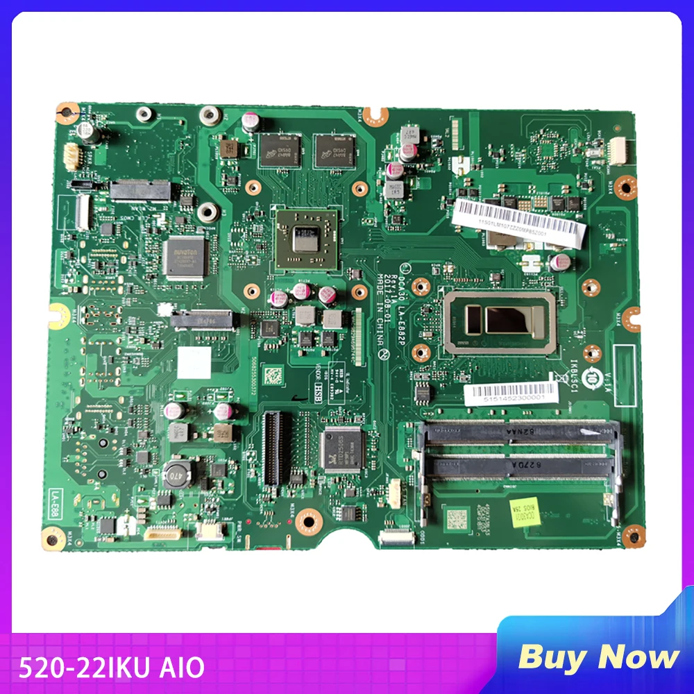 For Lenovo 520-22IKU AIO LA-E882P 01LM107 All-in-one Motherboard 100% Tested Fast Ship 
For Lenovo 520-22IKU AIO LA-E882P 01LM107 All-in-one Motherboard 100% Tested Fast Ship