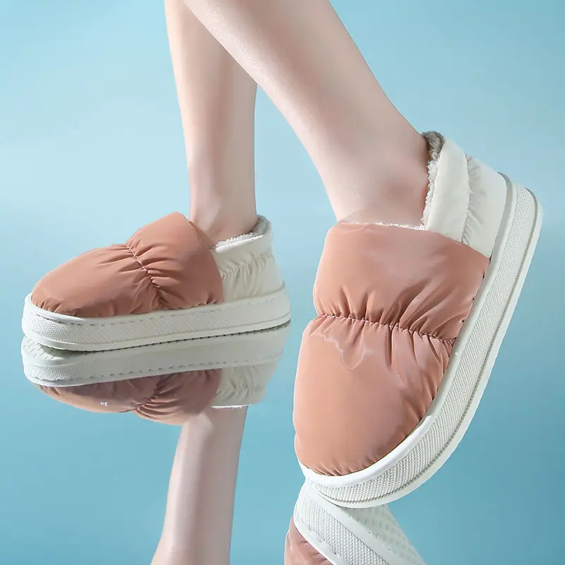 Women's Cotton Slippers Plush Winter Warm Fluffy Home Indoor Children's Shoes Soft Waterproof Non -slip Fur Men's Short Boots
Women's Cotton Slippers Plush Winter Warm Fluffy Home Indoor Children's Shoes Soft Waterproof Non -slip Fur Men's Short Boots
