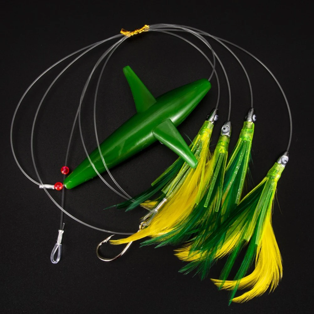 Jigs Fish Lure With Stainless Steel Hook Assorted Colors Tuna Lure With Bird Teaser High Quality Feather Chain
Jigs Fish Lure With Stainless Steel Hook Assorted Colors Tuna Lure With Bird Teaser High Quality Feather Chain