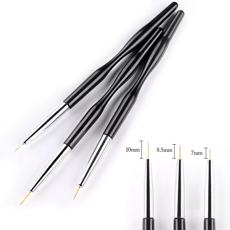 French Stripe Nail Art Liner Brush Set 3D Tips Ultra-thin Line Drawing Pen UV Gel Brushes Acrylic Extension Brush Pen Tools
French Stripe Nail Art Liner Brush Set 3D Tips Ultra-thin Line Drawing Pen UV Gel Brushes Acrylic Extension Brush Pen Tools