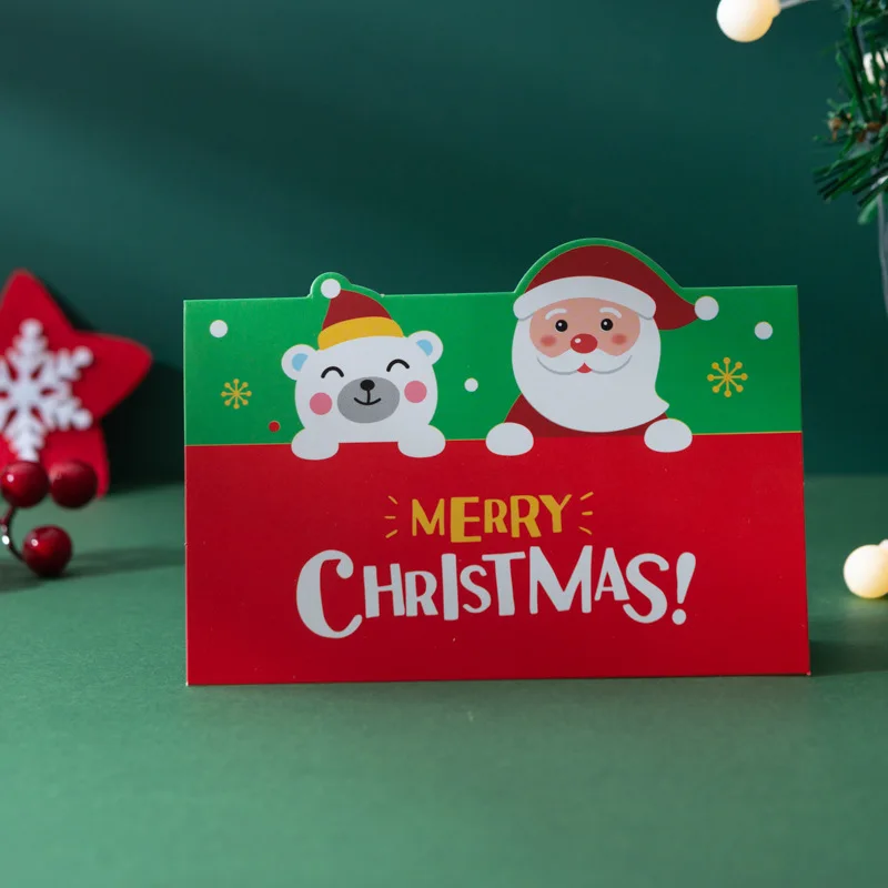 10/20pcs Cartoon Merry Christmas Cards Christmas Tree Santa Claus Card Gift New Year Greeting Cards Bless Gift Card Postcards
10/20pcs Cartoon Merry Christmas Cards Christmas Tree Santa Claus Card Gift New Year Greeting Cards Bless Gift Card Postcards