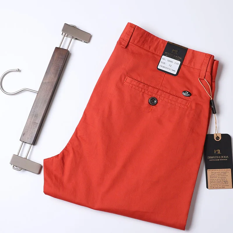 Thin Summer Solid Color Suit Pants Men Straight Korea Style Clothes Red Orange Business Trousers Men Dress Office 2023
Thin Summer Solid Color Suit Pants Men Straight Korea Style Clothes Red Orange Business Trousers Men Dress Office 2023