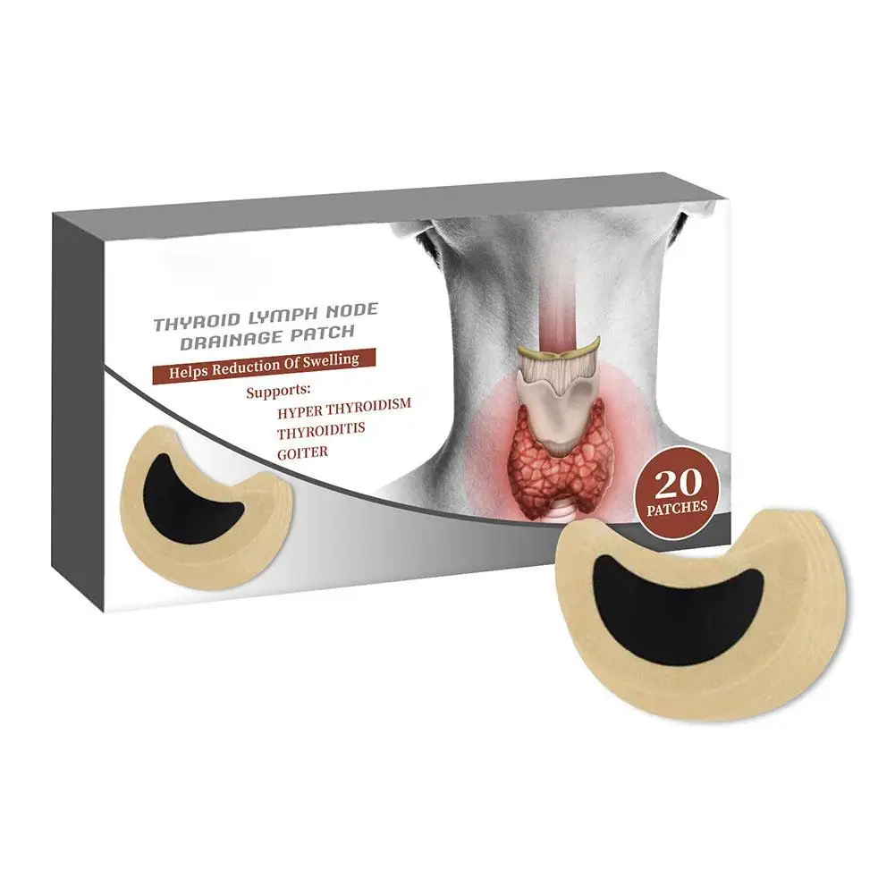 Lymph Nodes Patch Thyroid Lymphatic Patch Reduce Cysts Eliminate Nodules Accelerate Thyroid Metabolism Infiltration for Gland
Lymph Nodes Patch Thyroid Lymphatic Patch Reduce Cysts Eliminate Nodules Accelerate Thyroid Metabolism Infiltration for Gland
