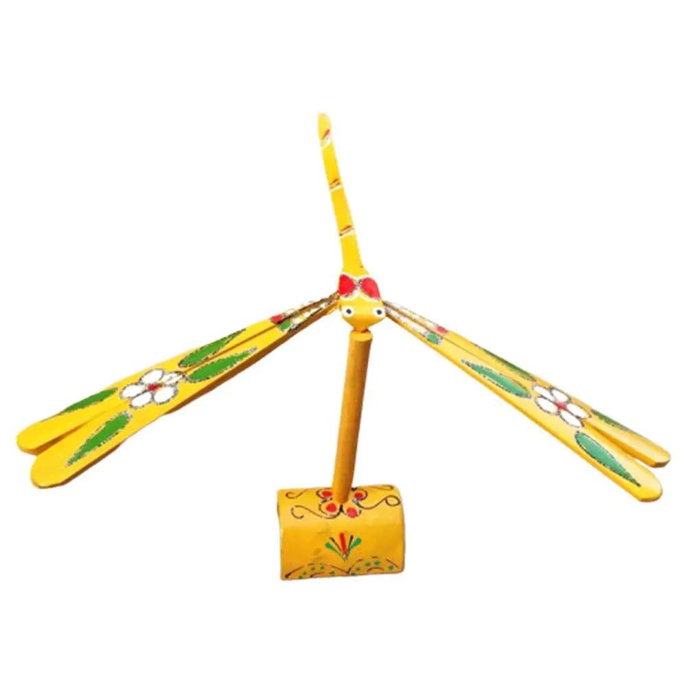 Novelty Bamboo Dragonfly Propeller Toy Kids Balance Toy Educational Prop Science Display Model With Holder
Novelty Bamboo Dragonfly Propeller Toy Kids Balance Toy Educational Prop Science Display Model With Holder