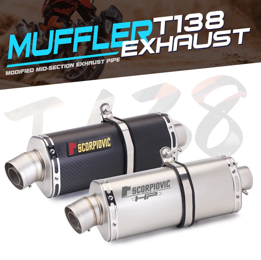 Universal 36-51mm motorcycle exhaust with Db killer stickers muffler for Z900 GSXR1000 SV650 R6 R3 ZX6R ZX10 K7 MT07
Universal 36-51mm motorcycle exhaust with Db killer stickers muffler for Z900 GSXR1000 SV650 R6 R3 ZX6R ZX10 K7 MT07