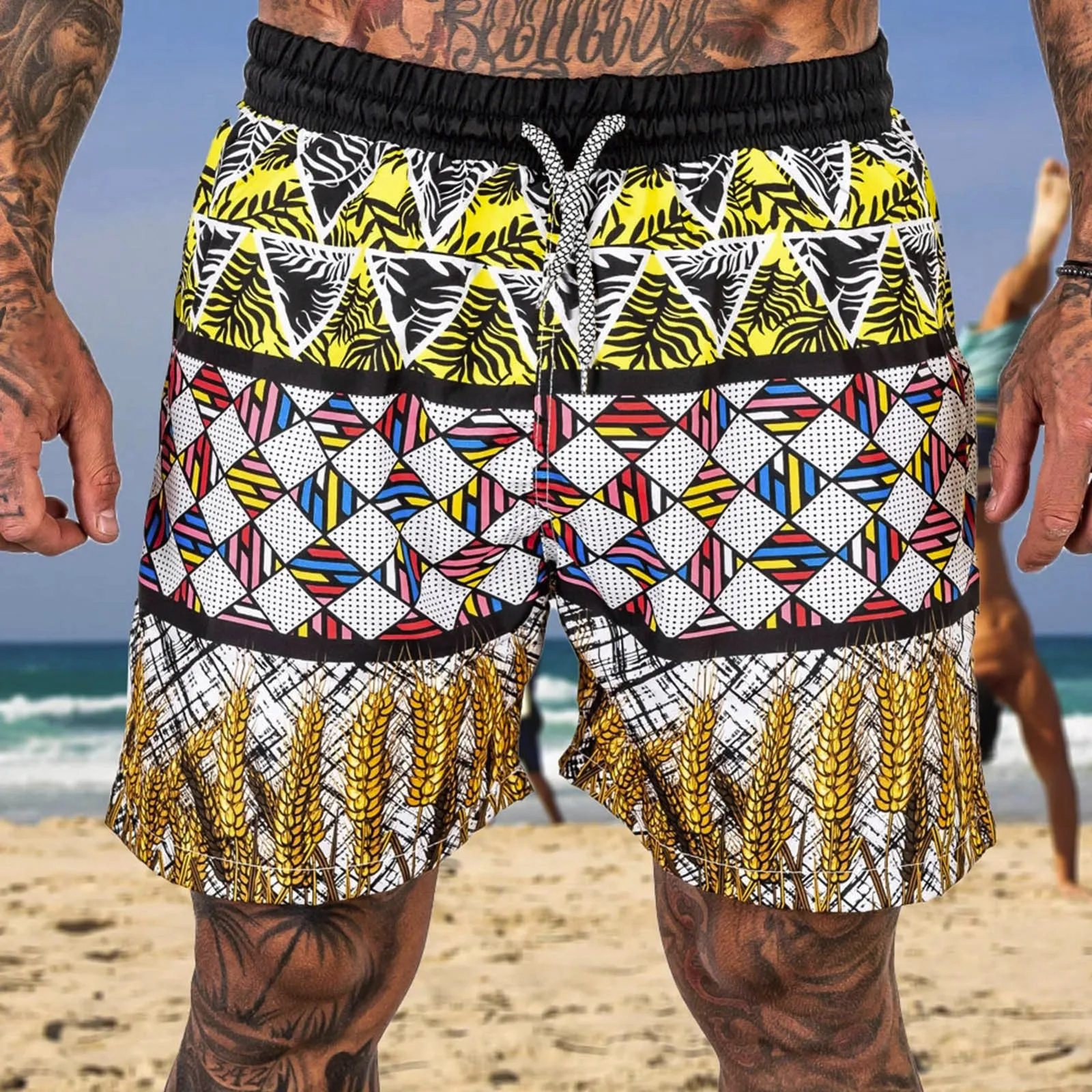 Summer Couple Swimwear Sexy Women Men Beach Swim Board Shorts Polyester Quick Dry Bathing Swimsuit Sport Running Surfing Trunks
Summer Couple Swimwear Sexy Women Men Beach Swim Board Shorts Polyester Quick Dry Bathing Swimsuit Sport Running Surfing Trunks