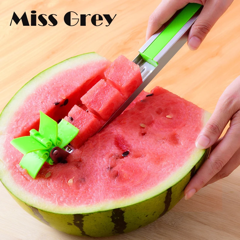 Watermelon Cutter Knife Stainless Steel Windmill Cut Watermelon Slicer Cutter Kitchen Gadgets Salad Fruit Slicer Cutter Tool
Watermelon Cutter Knife Stainless Steel Windmill Cut Watermelon Slicer Cutter Kitchen Gadgets Salad Fruit Slicer Cutter Tool